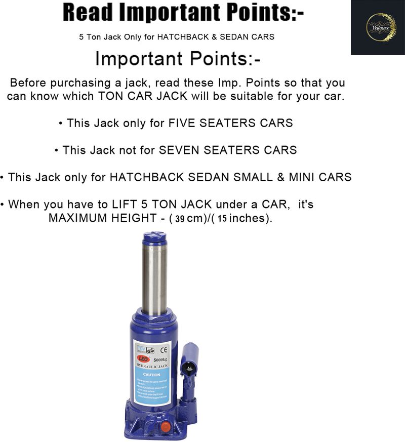 ROYAL SHOP 5 Ton Car Hydraulic Jack - Image 6