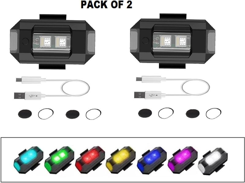 Pa 7 Color LED Flashing Strobe Light - Image 4