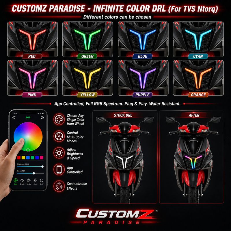 customz paradise Ntorq 125 Smart RGB - Image 4