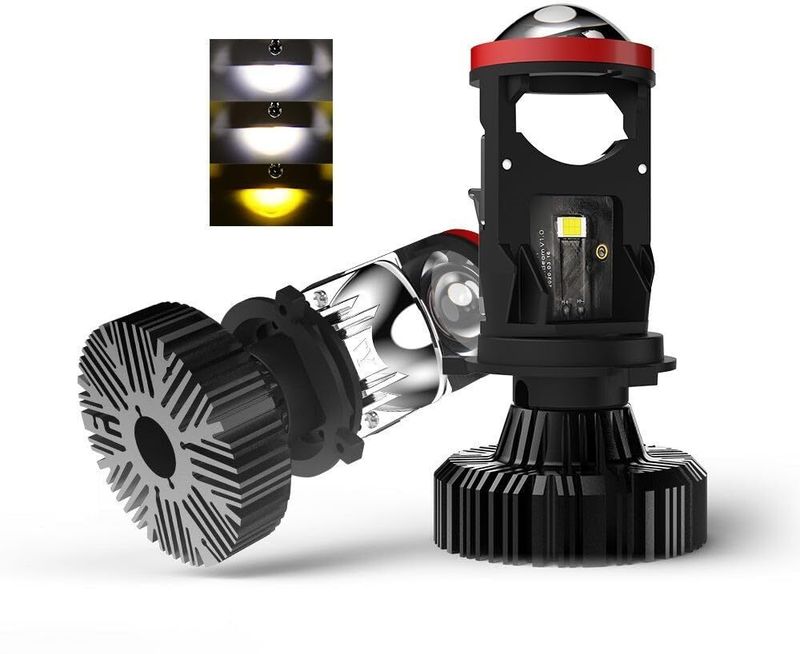 PRTEK Y6 Projector Lens H4 White LED - Image 3