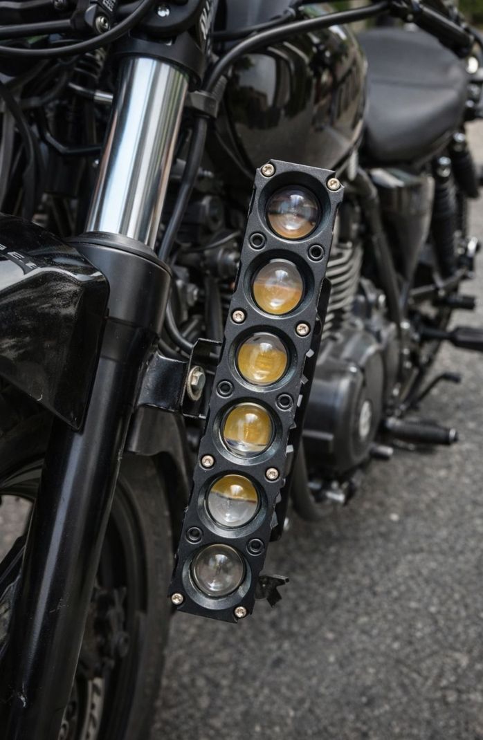 BIKEBLOOM 6 LED Fog Light (White and Yellow) - Image 4