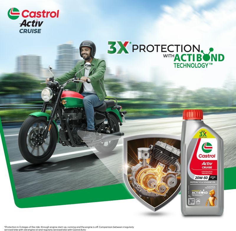 Castrol Activ CRUISE 20W-50 4T for Bajaj Bikes - Image 6