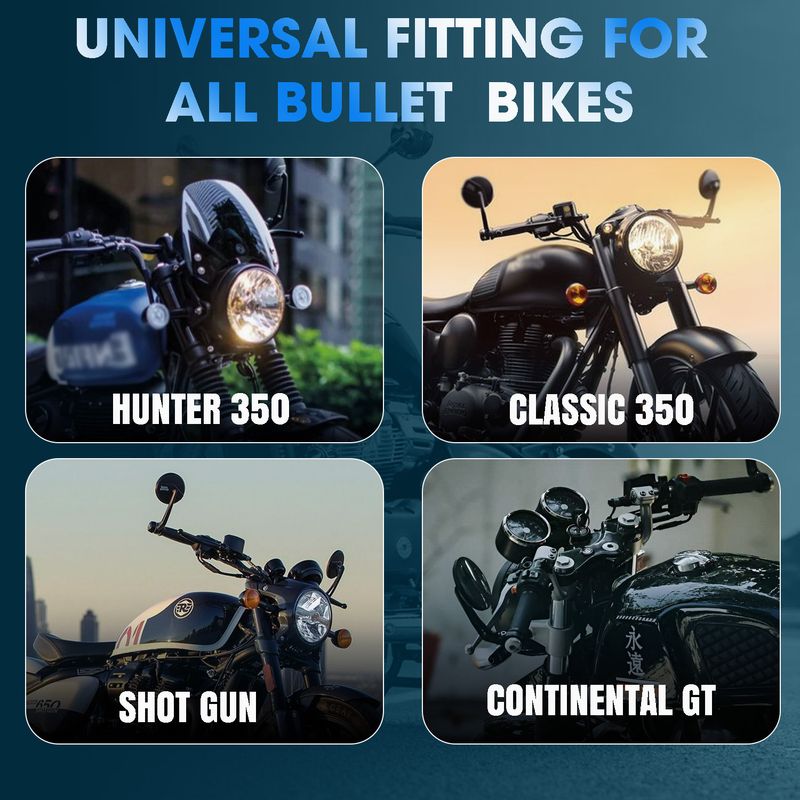 Otoroys Manual Rear View Mirror for Royal Enfield - Image 5
