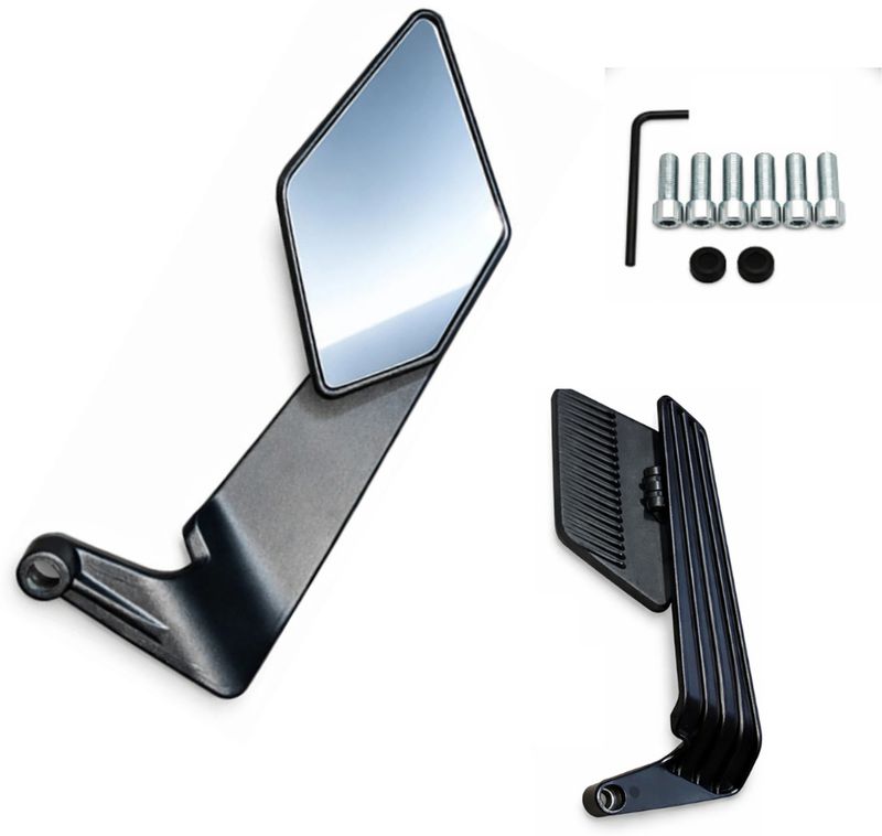 moky pro Manual Rear View Mirror For Universal For Bike 1 Series (Right, Left) - Image 4
