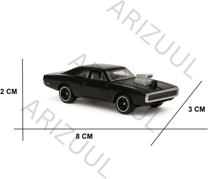 Arizuul Dodge Challenger 1970 1:64 Mini Toy Car - Image 5