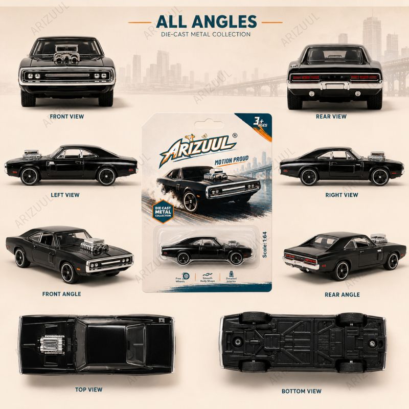 Arizuul Mini Sports Car Metal Collectible Toy - Image 3
