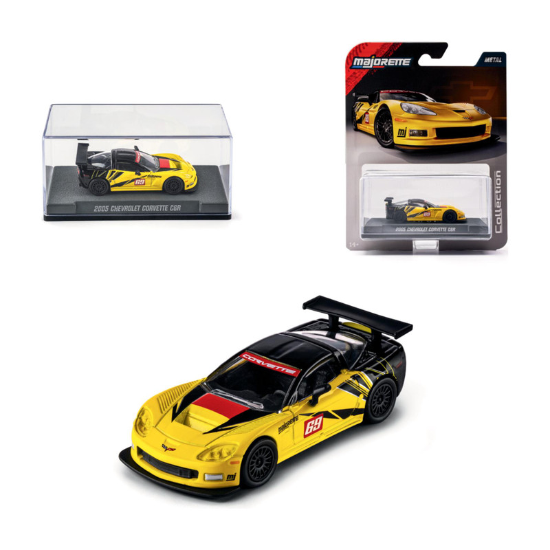 Majorette Collection 2005 Chevrolet Corvette C6 R (Red, White, Pack of: 1)