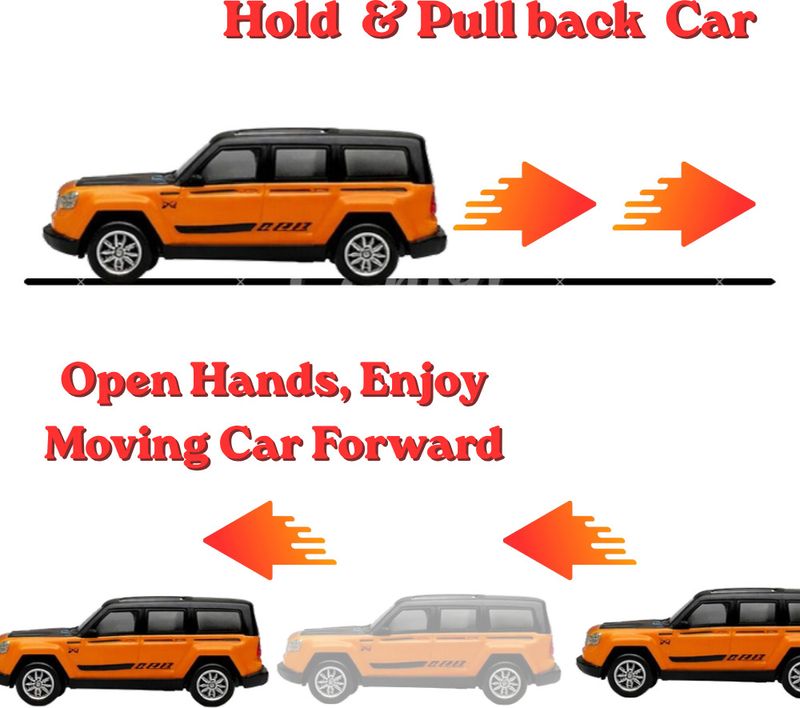 RAD CARTEL 6 Pcs Mini Racing G Wagon Car Toys - Image 4