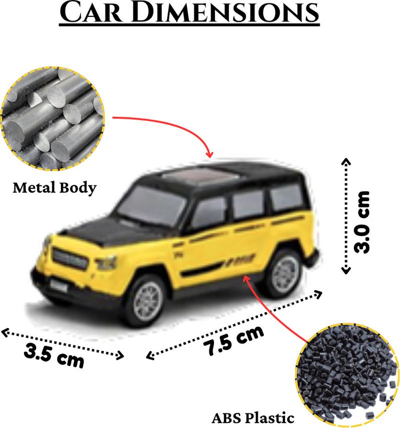 RAD CARTEL 6 Pcs Mini Racing G Wagon Car Toys - Image 3