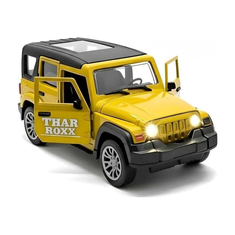bhuvienterprises Die-Cast THAR Roxx Toy Car with Light & Music - Image 2