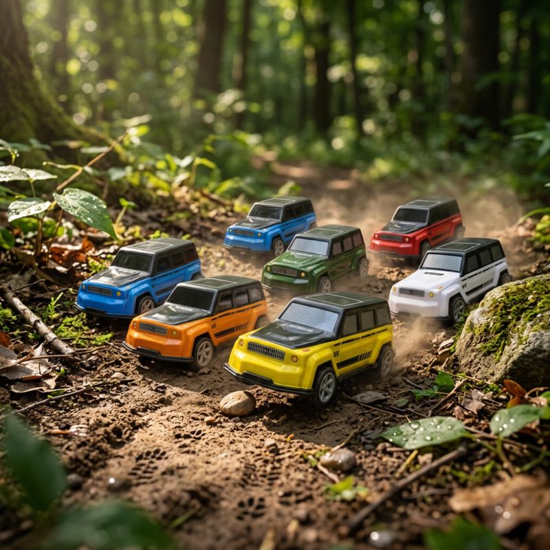 RAD CARTEL 6 Pcs Mini Racing G Wagon Car Toys - Image 6