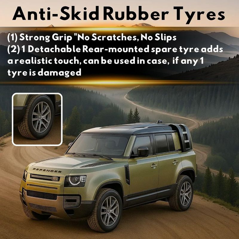 kidrux RB 1:36 Scale Defendeer Die Cast Metal Car Toy - Image 4