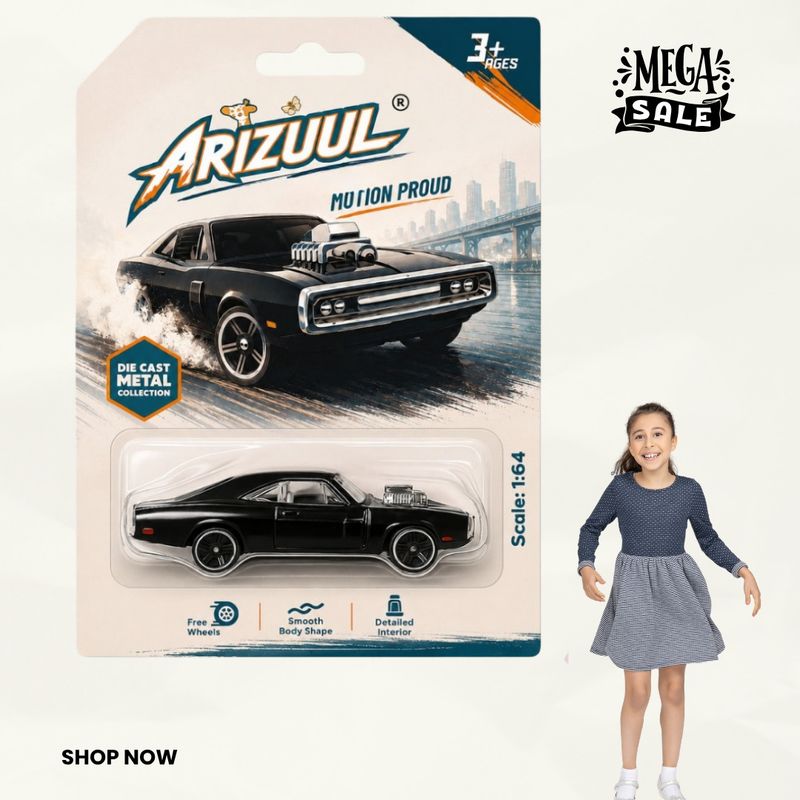 Arizuul Mini Sports Car Metal Collectible Toy - Image 2
