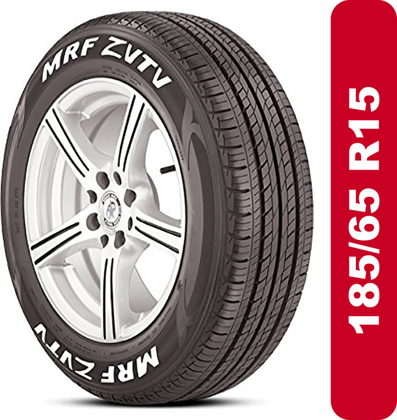 MRF 185/65R15 88T ZVTV TUBELESS CAR TYRE 4 Wheeler Tyre (TUBE LESS, Tube Less)