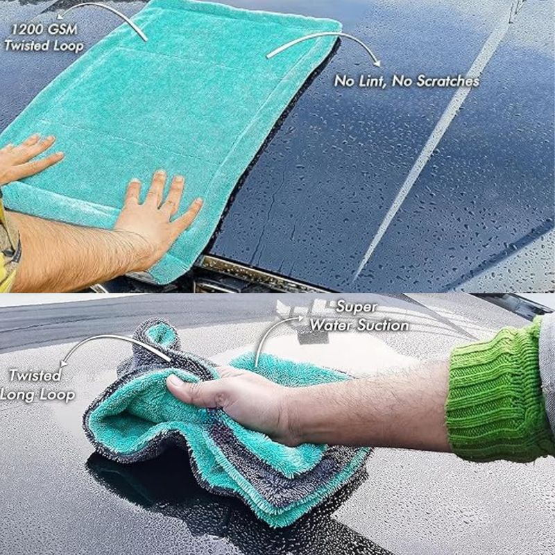 Microshine Microfiber Vehicle Washing Cloth Pack - Image 3