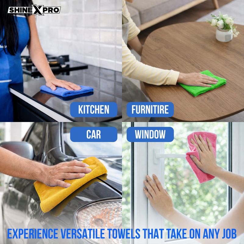 ShineXPro Microfiber Vehicle Washing Cloth - Image 5