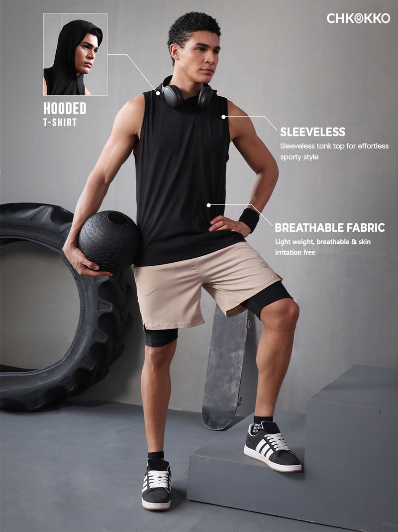CHKOKKO Men's Gym Sports Tank Top - Image 3