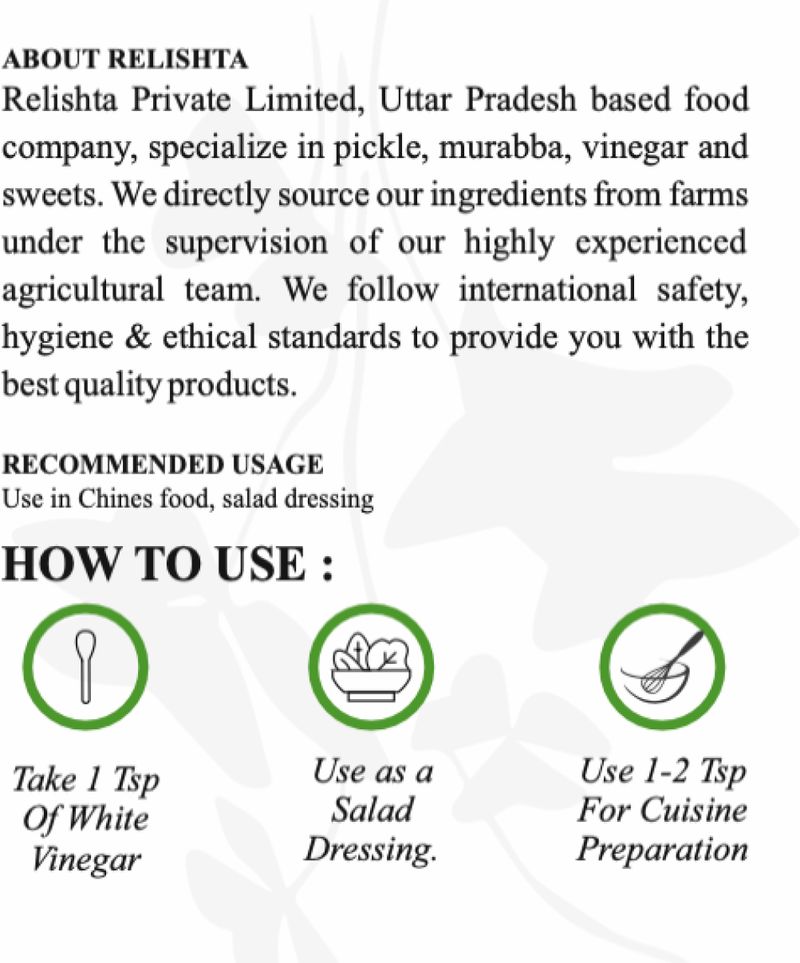 Relishta White Vinegar 500 ml - Image 5