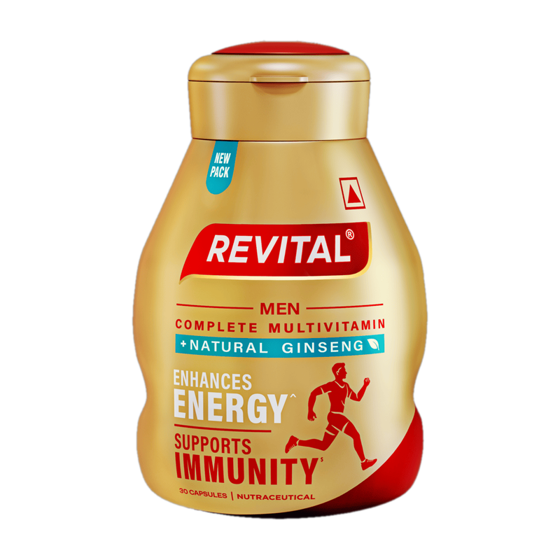 Revital H Multivitamin For Men With Natural Ginseng, 10 Vitamins - Image 2