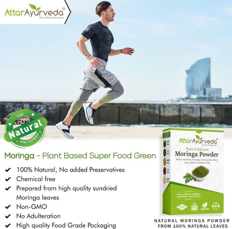 Attar Ayurveda Pure Moringa Leaf Powder - Image 5