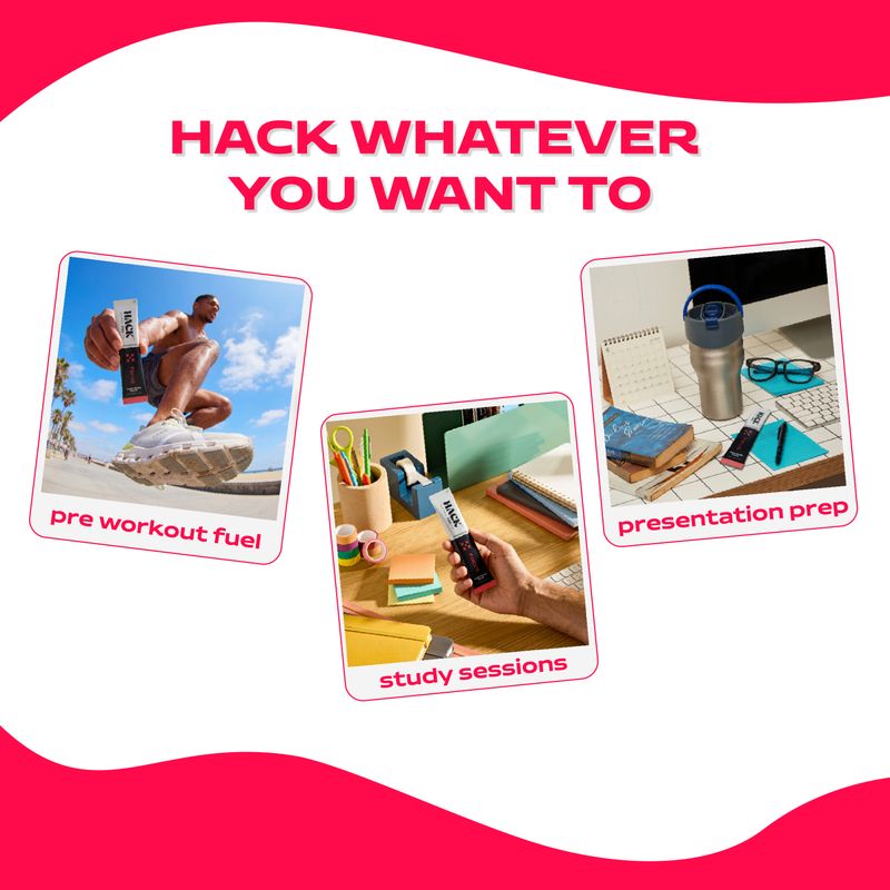 Hack Daily Energy & Focus Mouth Melt Powder 12 Sachets - Image 4