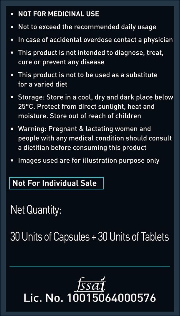MUSCLEBLAZE MB-Vite Multivitamin & Omega 3 Fish Oil 1000mg Combo 1 g - Image 6