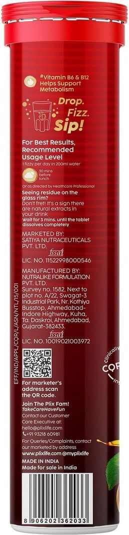 The Plant Fix Plix ACV CQR Plus Effervescent - Image 4