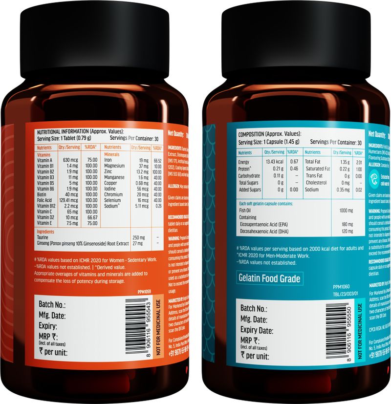 hk vitals Fish Oil + Multivitamin Daily - Image 6