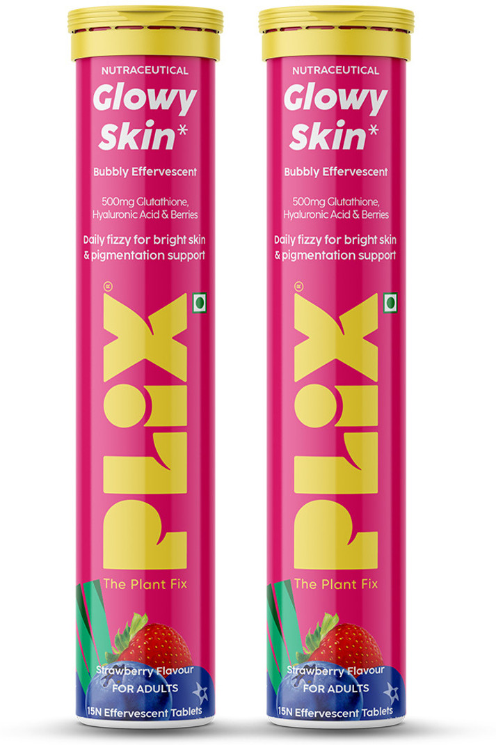 Price History of The Plant Fix Plix Glutathione Skin Glow Effervescent  Tablet 500mg for Clear & Youthful Skin 2 x 15 Tablets from Flipkart  2_136224970