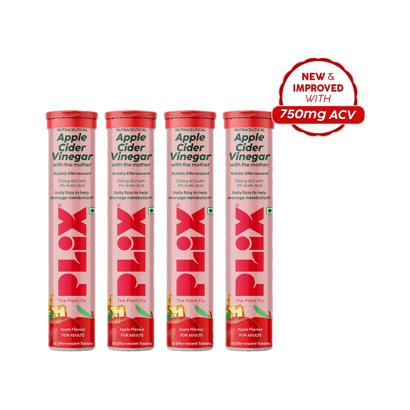 The Plant Fix Plix Apple Cider Vinegar 750mg Tablet - Image 2