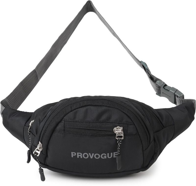 PROVOGUE Waterproof Fanny Pack Belt for Travelling WAIST BAG (Black) - Image 3