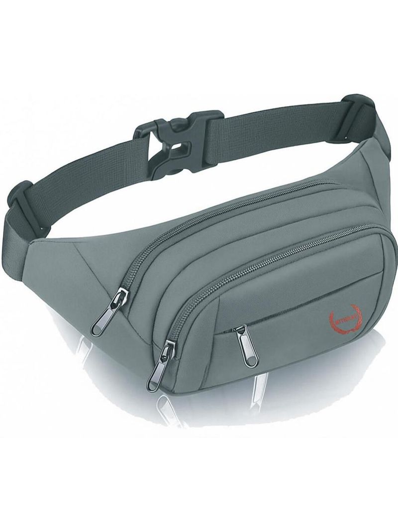 Mithras Premium Grey Waist Bag Large Crossbody Fanny Pack - Image 2