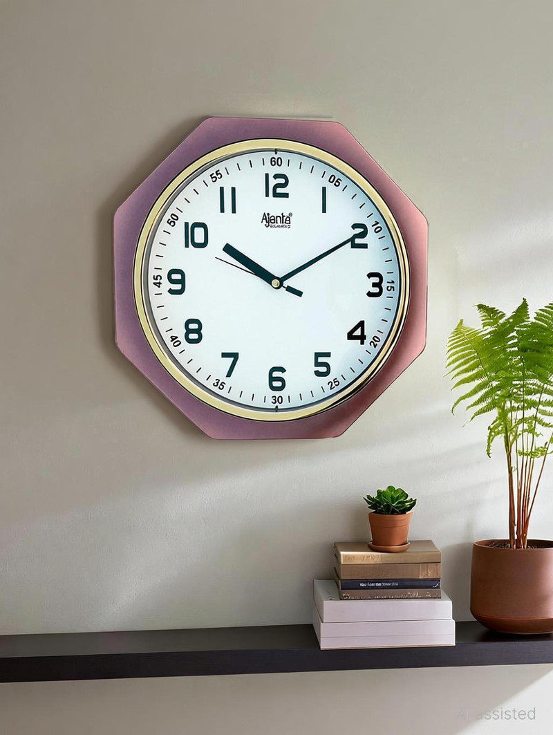 AJANTA Analog 25 cm X 25 cm Wall Clock