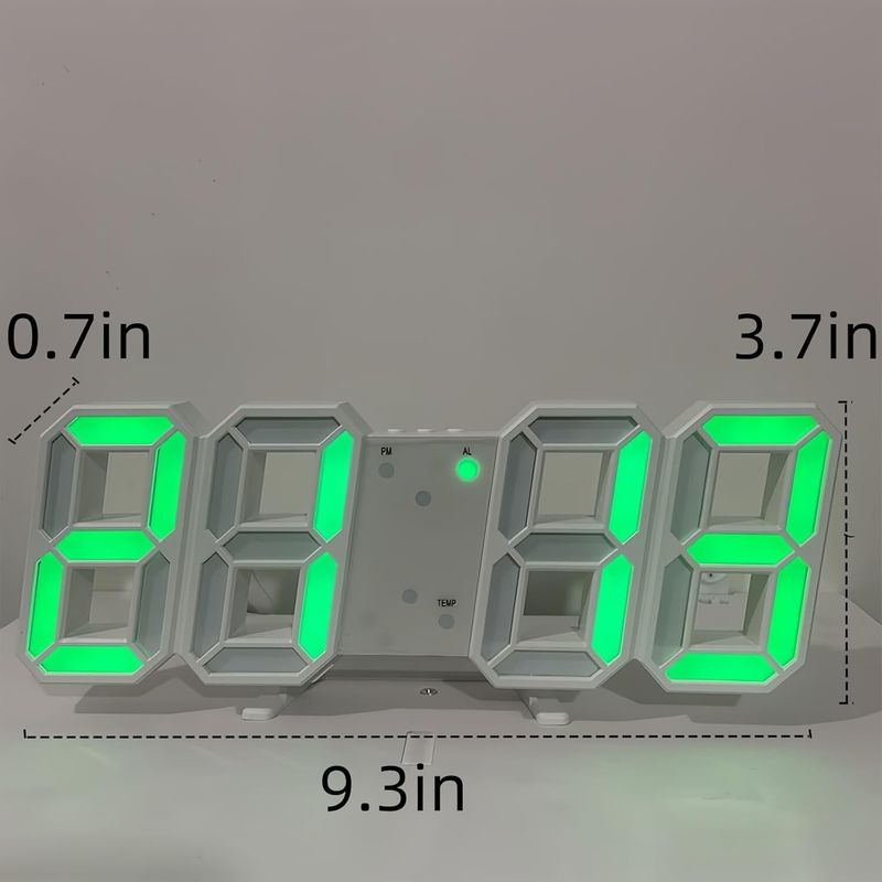 Cutebee Digital Green Clock - Image 5