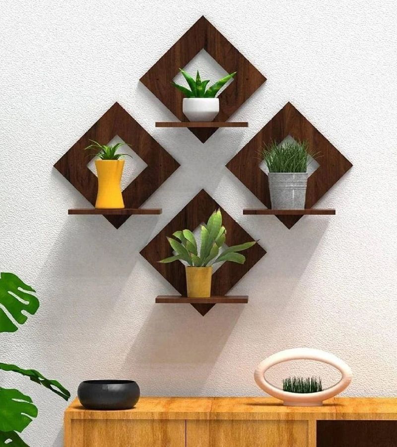 KESHARJI Wooden Square Decor Stand Pack of 4 - Image 5