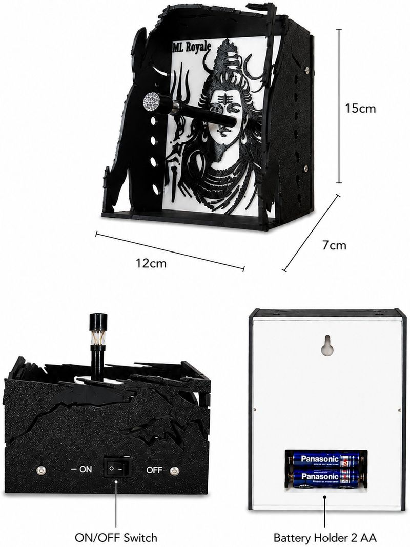 ML Royale Uplight Wall Lamp With Bulb - Image 4