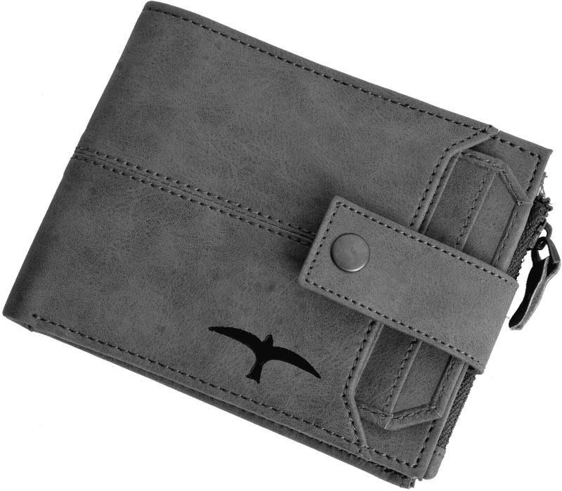 BULLFINCH Men Grey RFID Wallet - Image 6