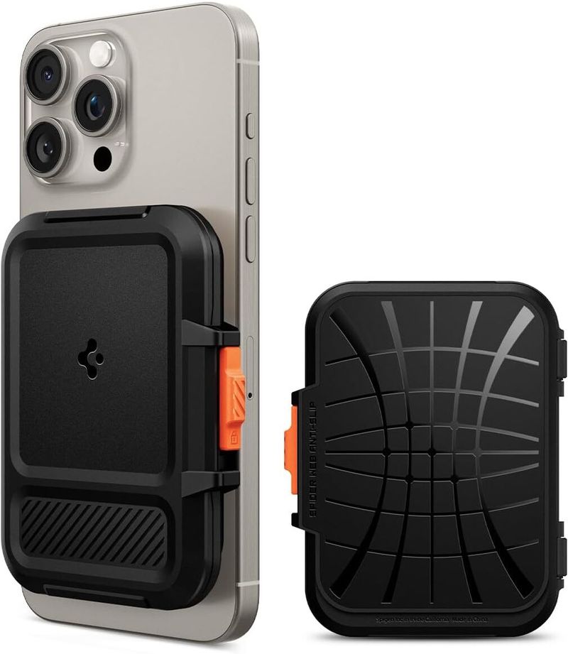 Spigen Black Plastic Card Holder - Image 2