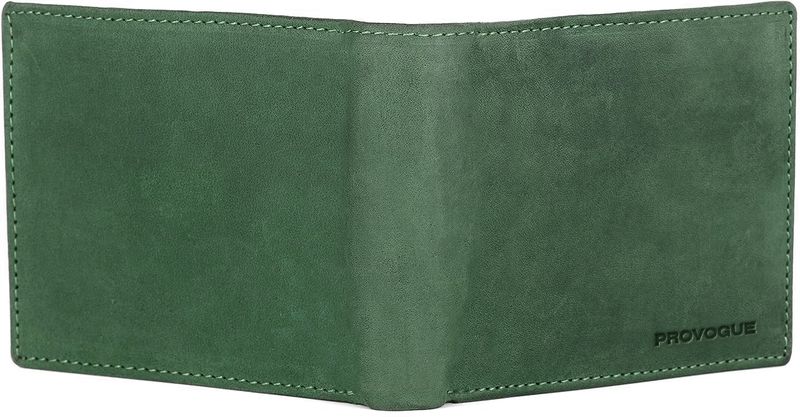 PROVOGUE Green Genuine Leather RFID Wallet - Image 6