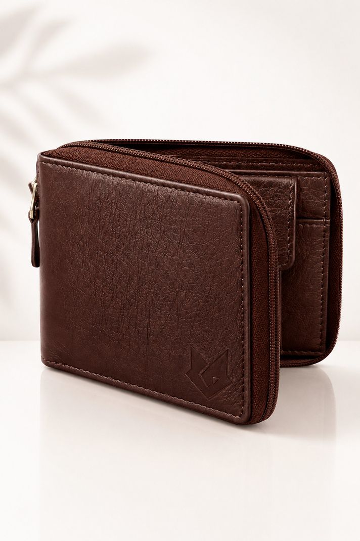 Foxlayer Brown Artificial Leather Wallet - Image 2