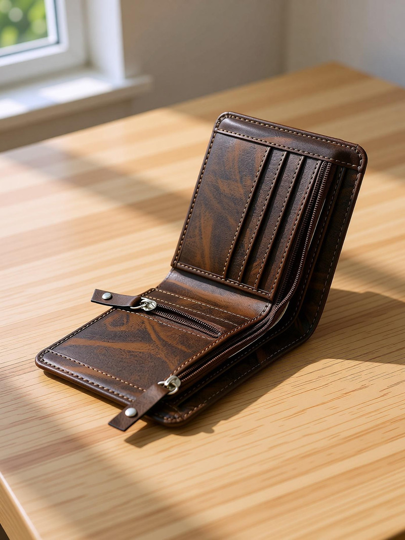 DENNY BLACQ Men Artificial Leather Wallet 5 Card Slots