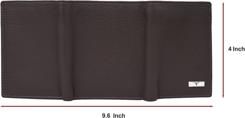 URBAN FOREST Men Brown Leather RFID Wallet - Image 5