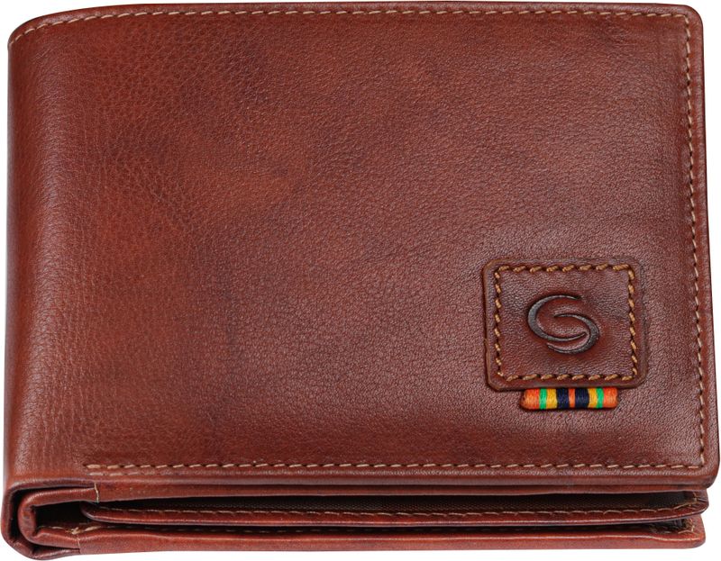 GETOREE Men Tan Leather RFID Wallet - Image 4