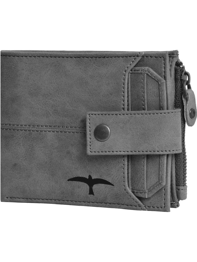 BULLFINCH Men Grey RFID Wallet - Image 2