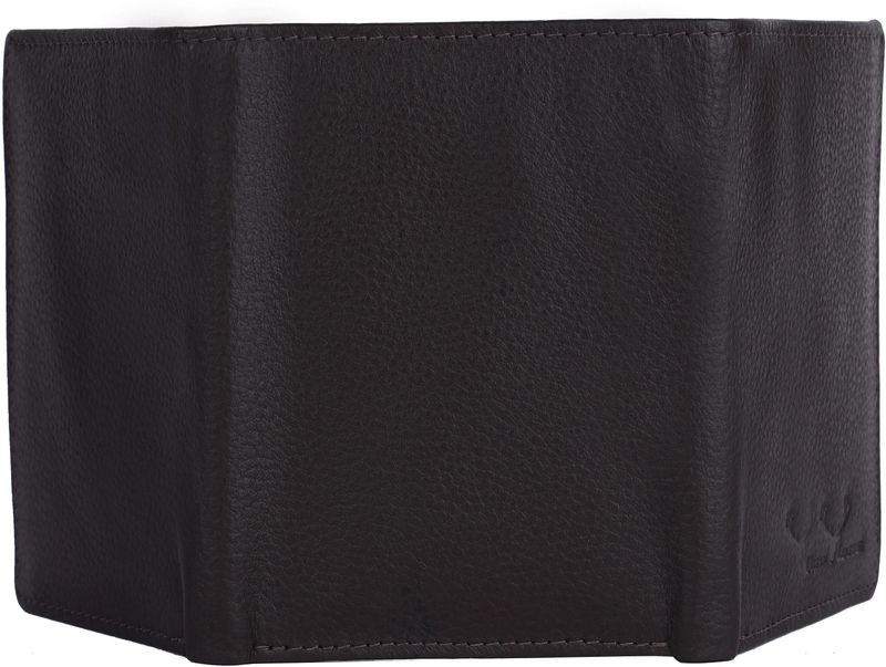 URBAN LEATHER Men Brown Leather RFID Wallet - Mini - Image 4