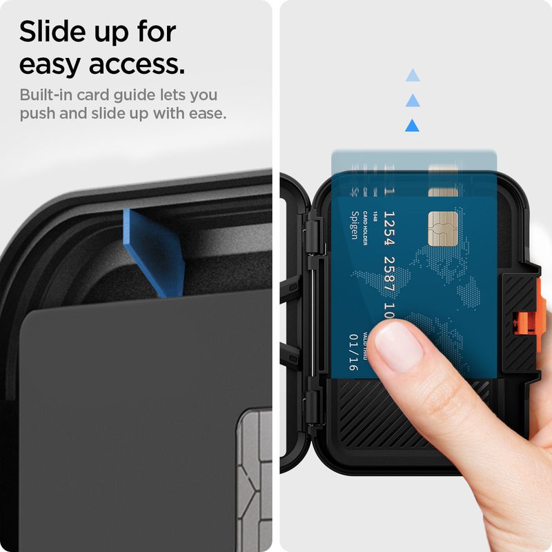 Spigen Black Plastic Card Holder - Image 4