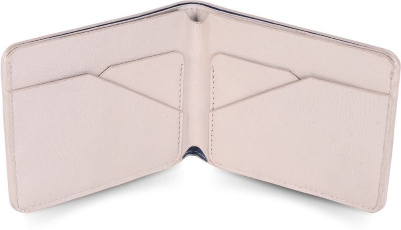 BAGMAN Men Casual Blue Leather RFID Wallet - Image 4