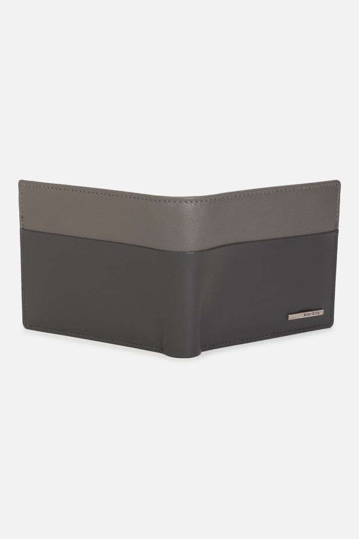 Allen Solly Men Grey Leather Wallet - Image 4