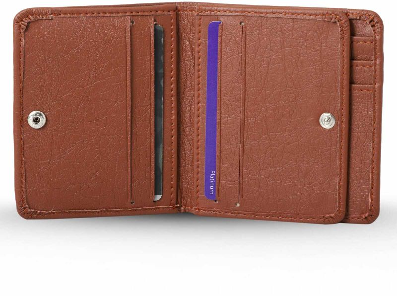 HIFON Men Tan Artificial Leather Wallet - Image 4