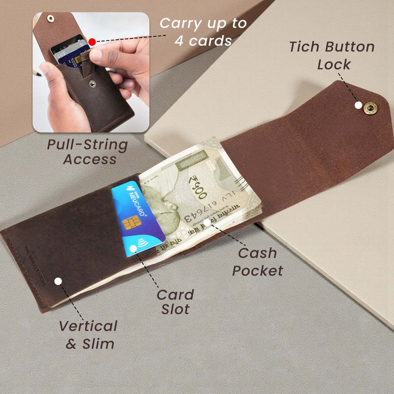 eXcorio Men Brown Leather Wallet - Image 3